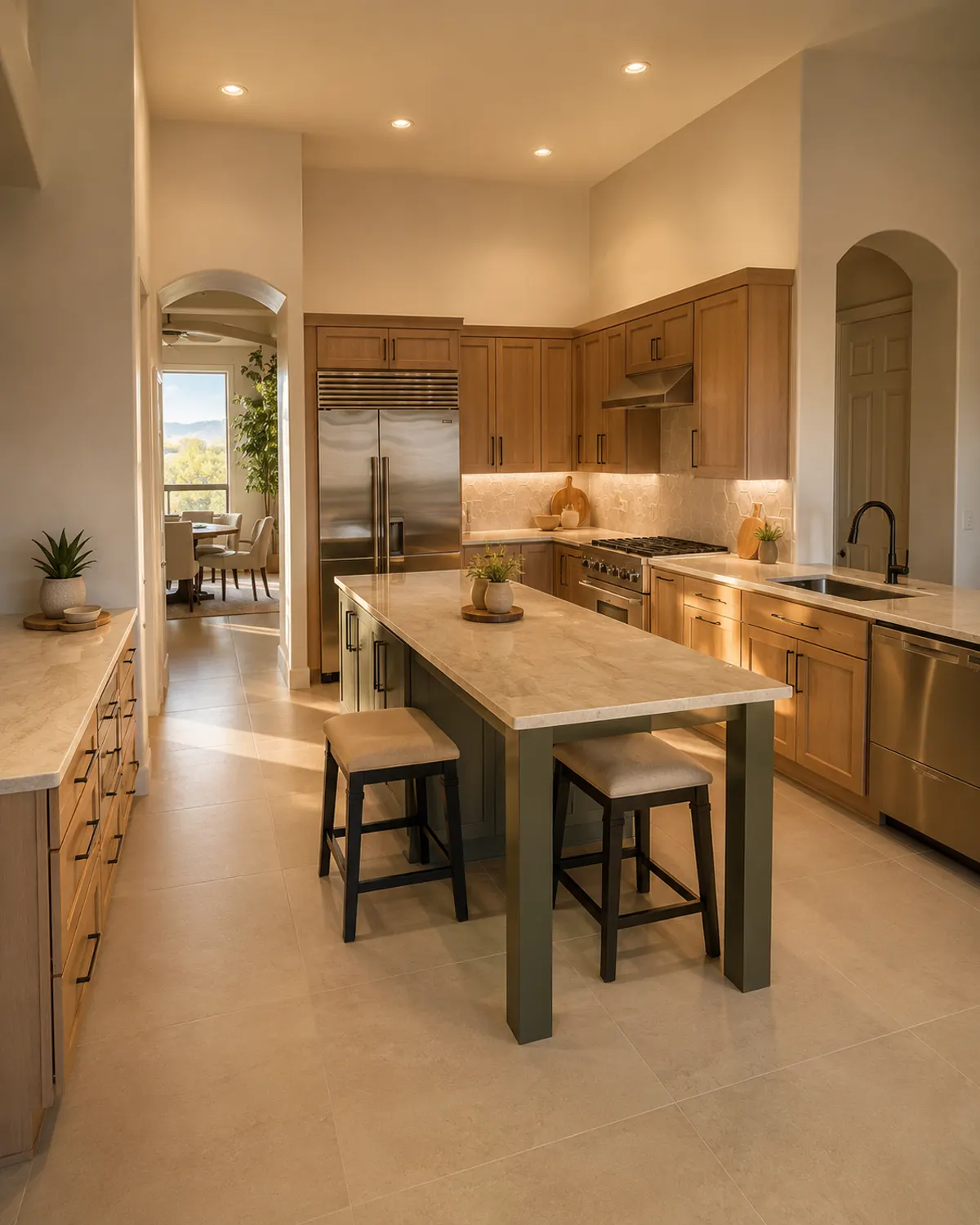Chef's kitchen remodel completed by B&D Homes